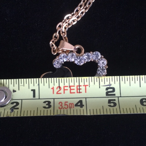 Blue and Black Hearts Gold Tone Necklaces - Picture 10 of 10